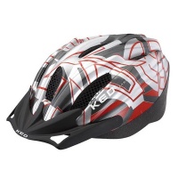 KED Flitzi Helm silver red