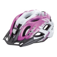 KED Status Junior Helm violet white matt Gre M (52-59)