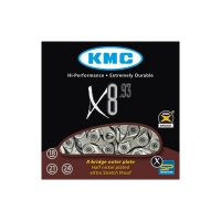 KMC X8 93 Kette 8-fach grau/silber