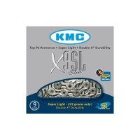 KMC X9 SL Kette 9-fach silber