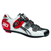 SIDI Genius 5 Fit Carbon Road Rennradschuh weiß/schwarz/rot