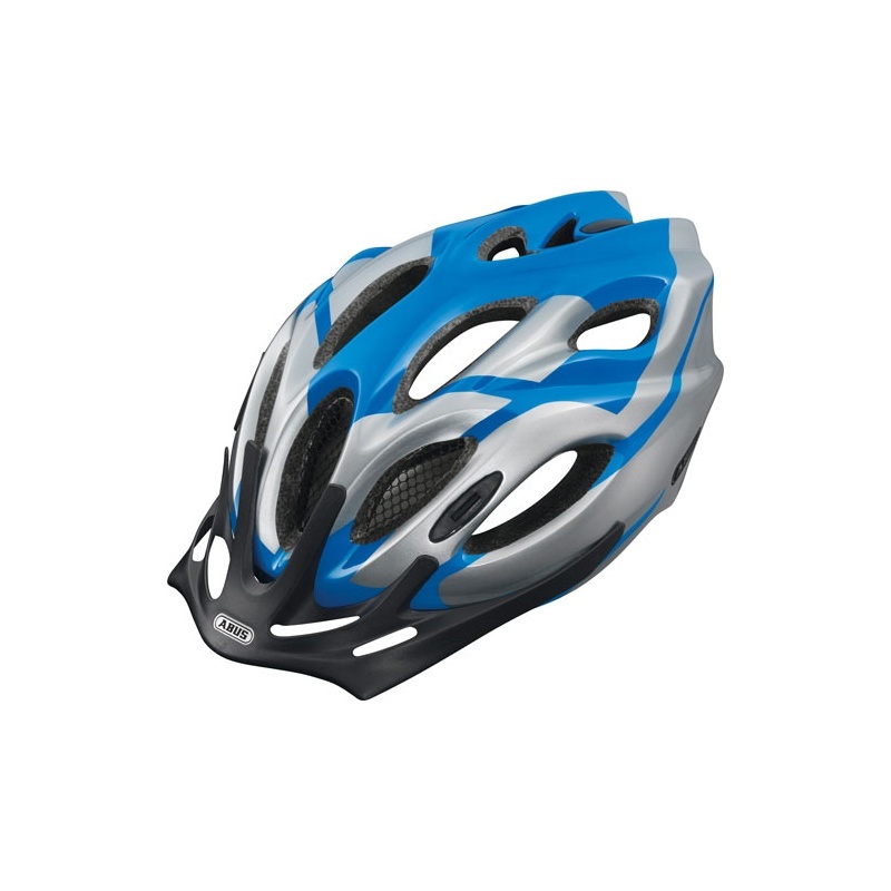 ABUS Aduro Helm silver blue