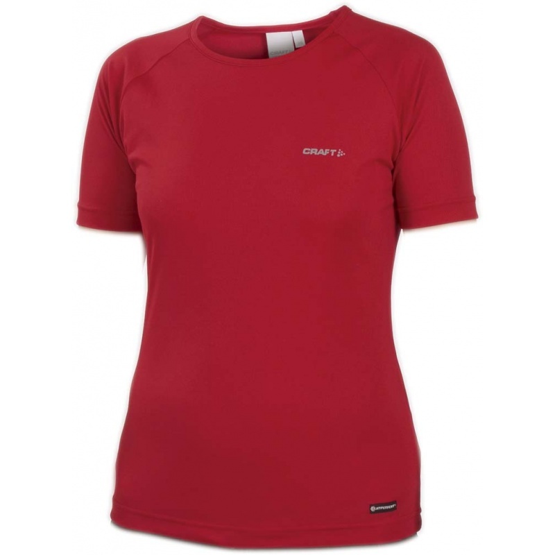 CRAFT Active Run Tee Women Laufshirt Damen red