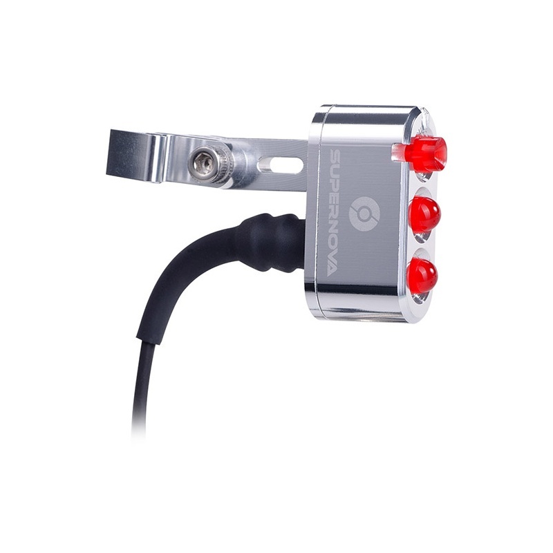 SUPERNOVA E3 Seat Post Tail Light 2 sil Sattelsttz-Montage, 6V DC