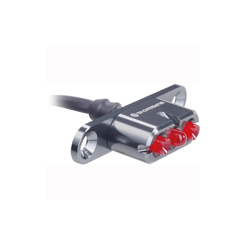 SUPERNOVA E3 Tail Light 2 titangrau Trger-Montage, 6V DC