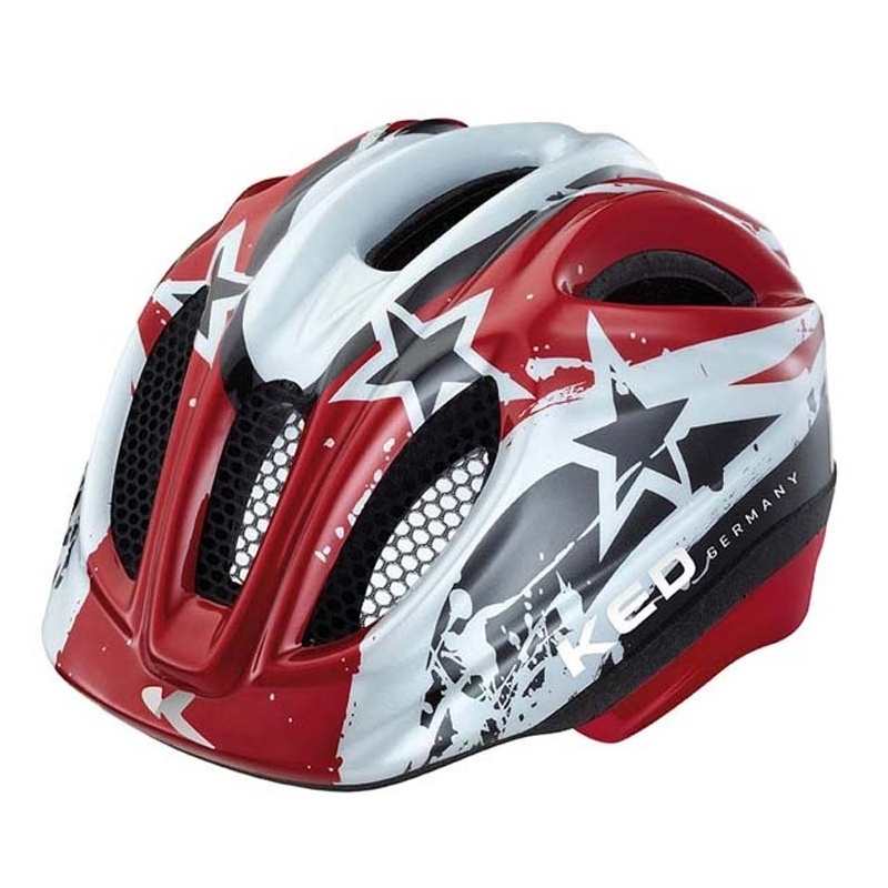 KED Meggy Helm red stars