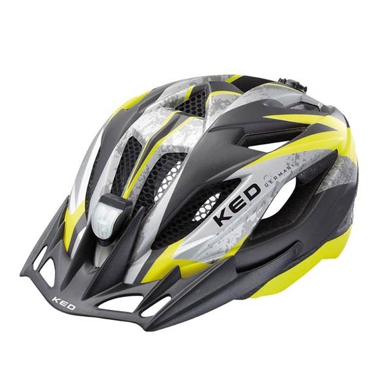 KED Street Junior Two Helm yellow black matt