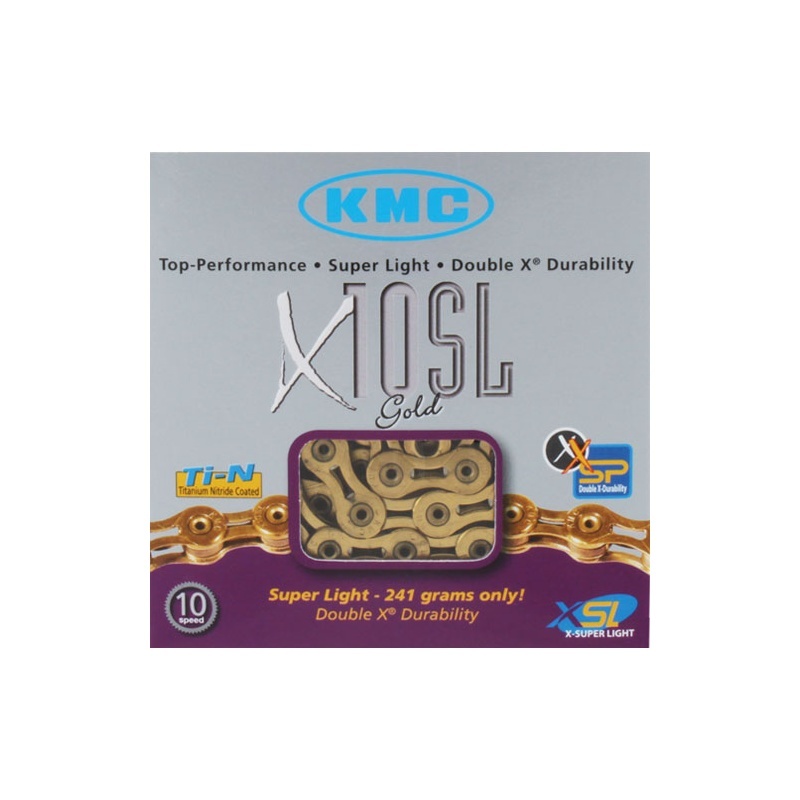 KMC X10 SL Kette 10-fach gold