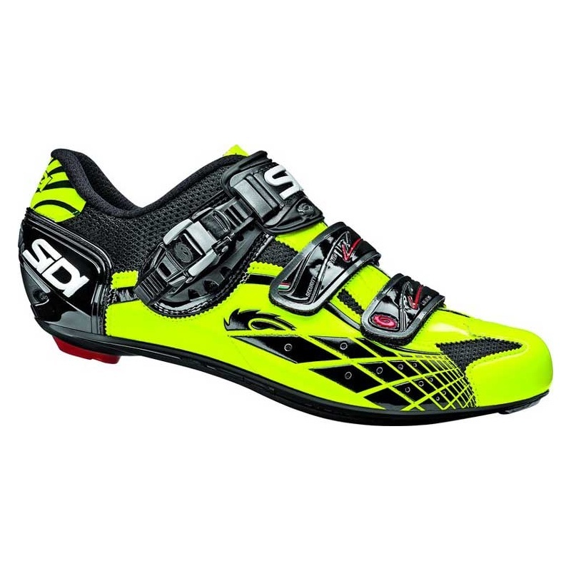 SIDI Laser Road Rennradschuh schwarz/neongelb