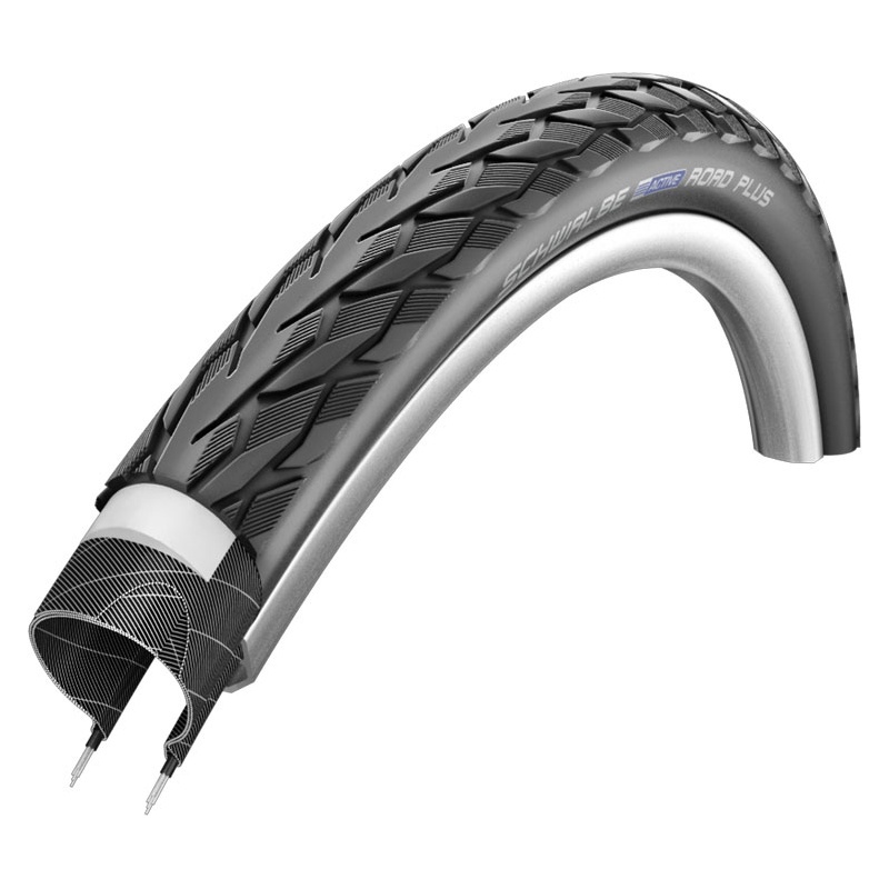 Schwalbe Road Plus Drahtreifen black-reflex