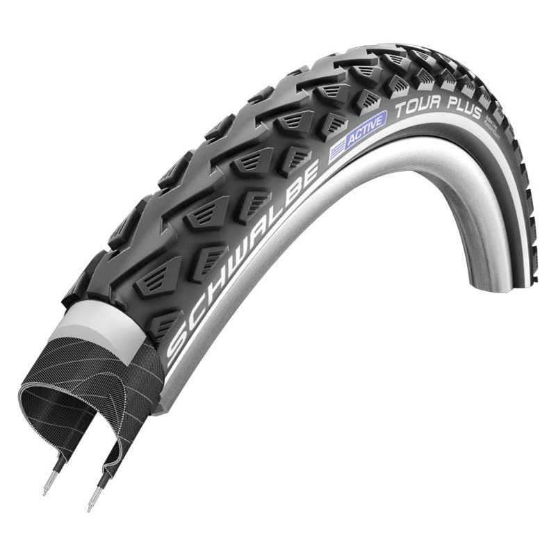 Schwalbe Tour Plus Active Trekking Drahtreifen black reflex HS450 26Zoll
