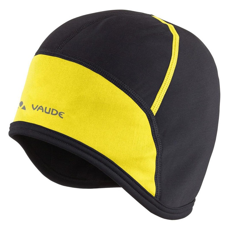 VAUDE Bike Cap schwarz/gelb