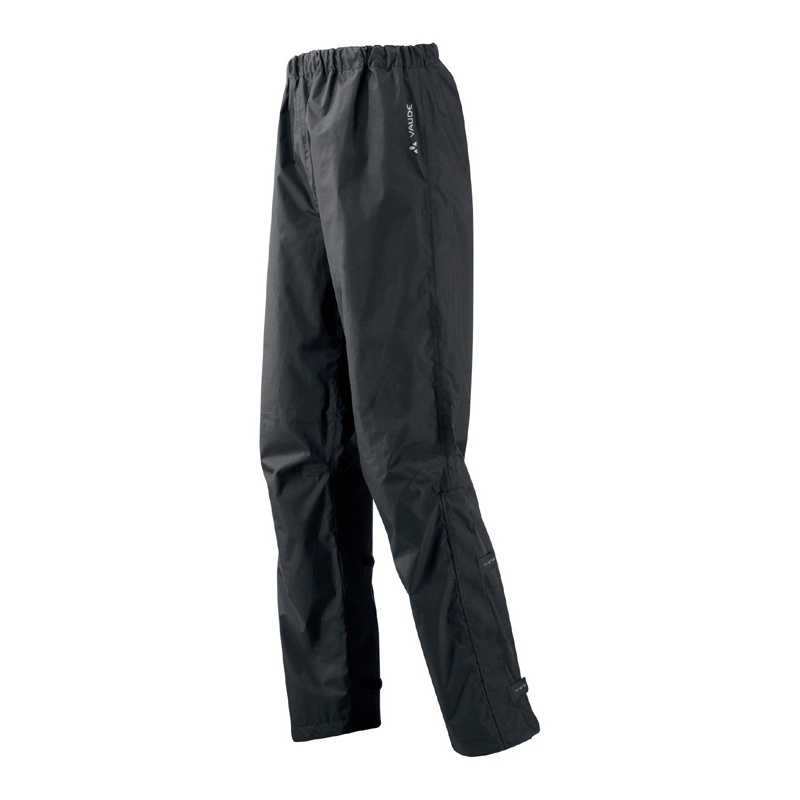 Vaude Mens Fluid Pants II Regenhose black