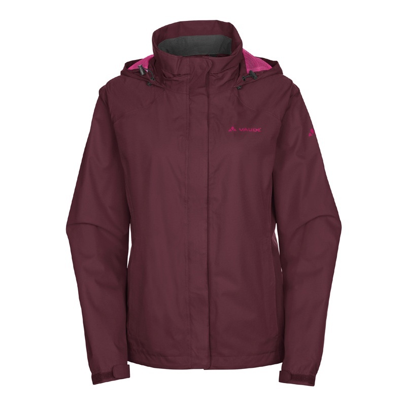 Vaude Womens Escape Bike Light Jacket Regenjacke Damen claret red