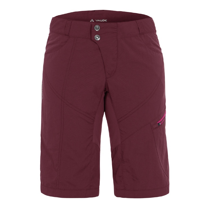 Vaude Womens Tamaro Shorts Radhose Damen claret red