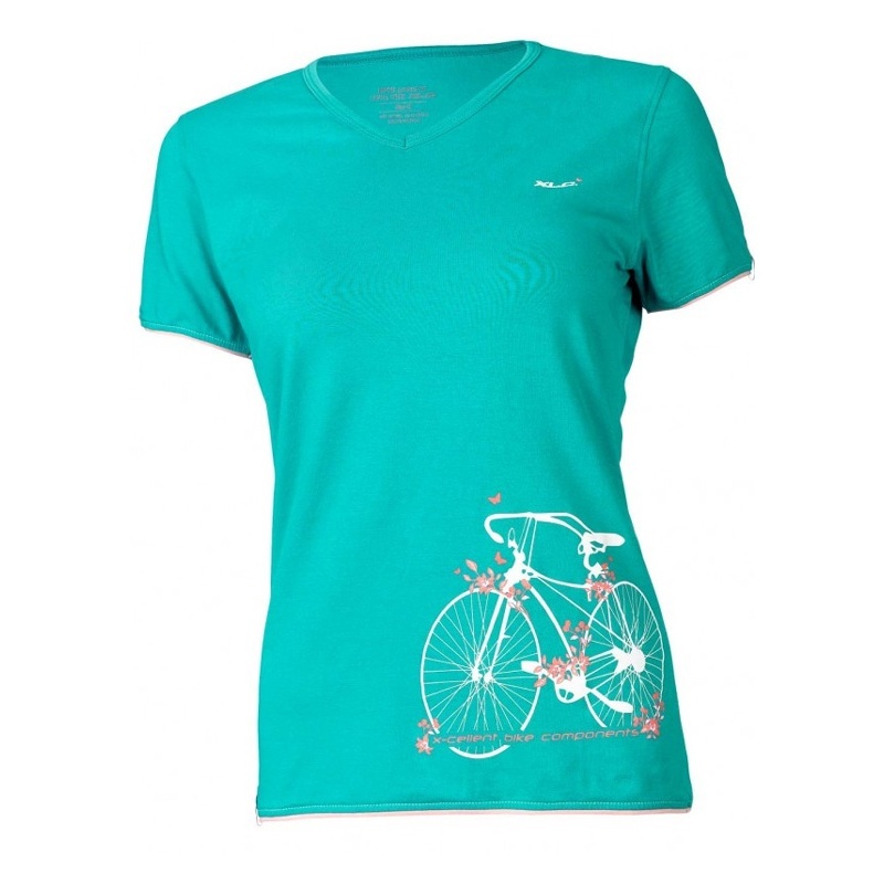 XLC JE-C12 T-Shirt Woman trkis/rose Bike