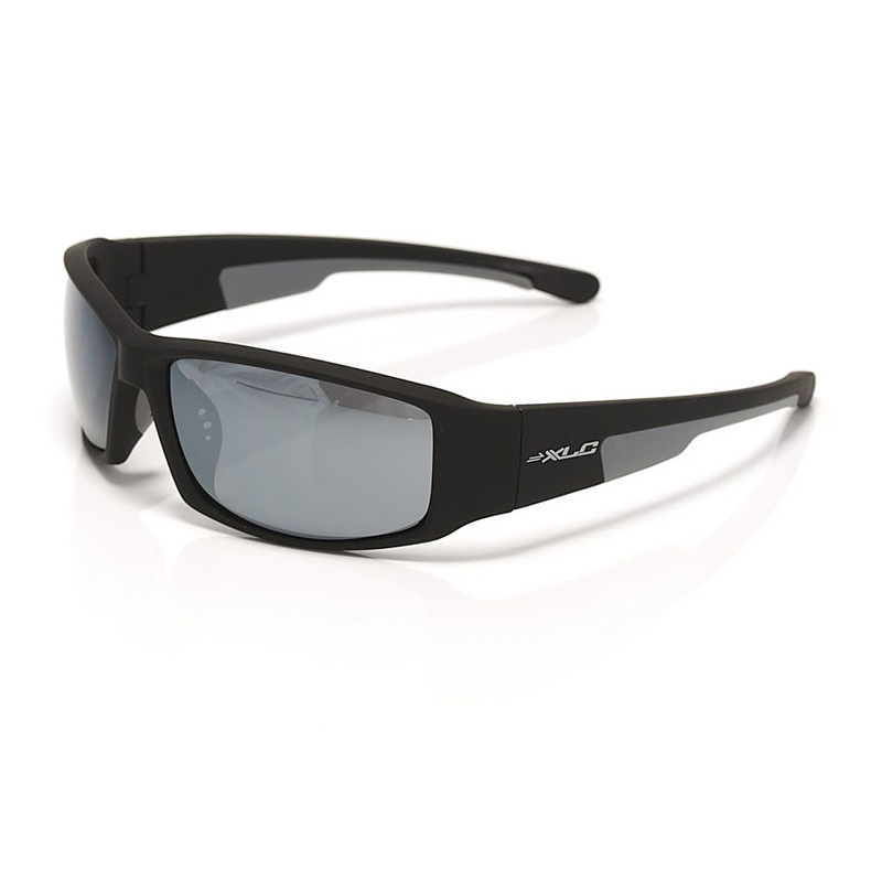 XLC SG-F03 Fahrradbrille Cayman Rahmen schwarz matt, Glser verspiegelt